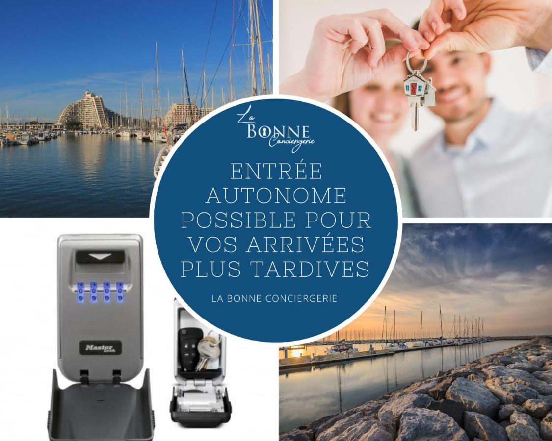 La Plage O Maeva - Vue Mer D'Exception - Parking Prive - Wifi - La Grande Motte Luaran gambar